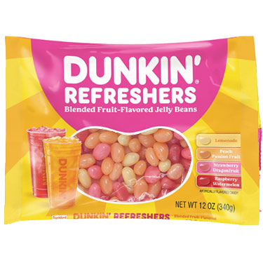 Dunkin' Easter Refreshers Fruit Flavored Jelly Beans 12oz Bag