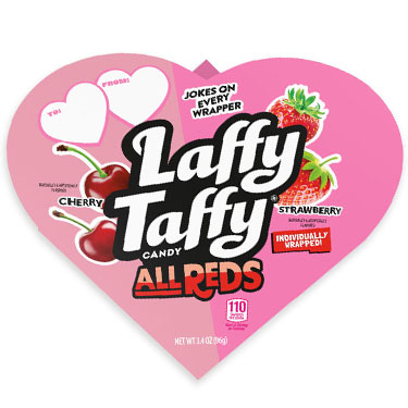Laffy Taffy Valentines All Reds Heart Box 3.4oz