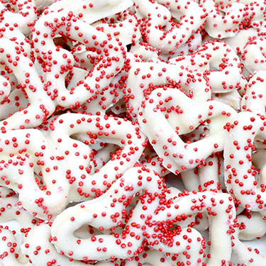 Arway White Heart Pretzels 1 Lb