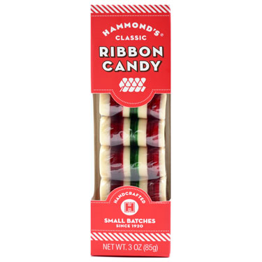 Hammonds Cinnamon Ribbon Candy 3oz Box
