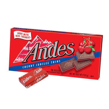 Andes Cherry Jubilee Thins 4.67oz Box