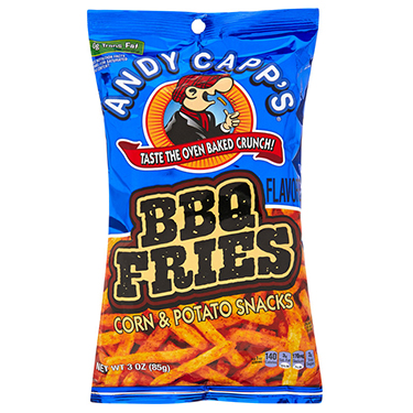 Andy Capps BBQ Fries 3oz Bags 12ct Box