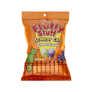 Charms Fluffy Stuff Scaredy Cats 2.1 oz. Bag