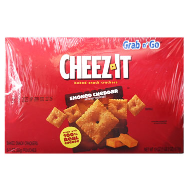 Cheez It Smoked Cheddar 3oz Bags 6 Pack