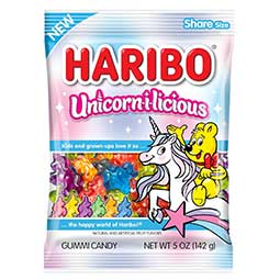 Haribo Unicornilicious 5oz Bag 12ct Box