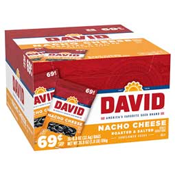 David Sunflower Seeds Nacho Cheese 0.8oz 36ct