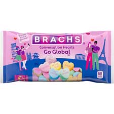 Brachs Valentines Conversation Hearts Go Global 8.5oz Bag