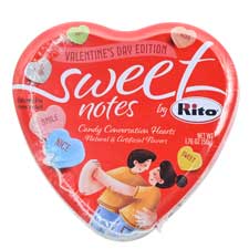 Rito Sweet Note Hearts 1.76oz Tin
