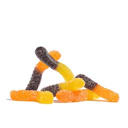 Albanese Halloween Sour Mini Gummi Worms 1lb