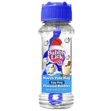 Bubblelick Holiday Mix Bubbles North Pole Nog 2.5oz Bottle