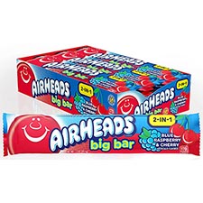 Airheads Big Bar Blue Raspberry Cherry 24ct Box