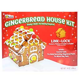 Bee Christmas Gingerbread House Kit 14oz