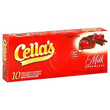 Cellas Milk Chocolate Covered Cherries 5oz Box