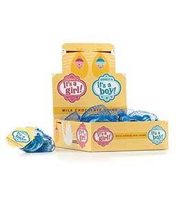 Gerrits Its A Boy Chocolate Coins 18ct