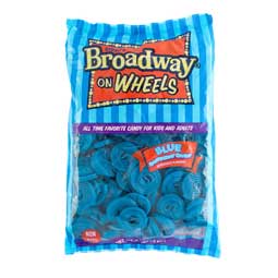 Gerrit Broadway Licorice Wheels Blue Raspberry 4.4lb Bag