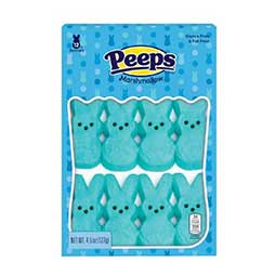Peeps Easter Blue Marshmallow Bunnies 4.5oz Box