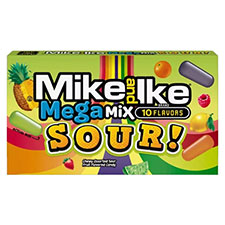 Mike and Ike Mega Mix Sour 4.25oz Theater Box