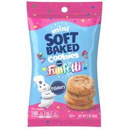 Pillsbury Soft Baked Mini Funfetti Cookies 3oz Bag 6ct