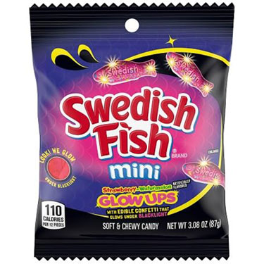 Swedish Fish Glow Ups 3.08oz Bag