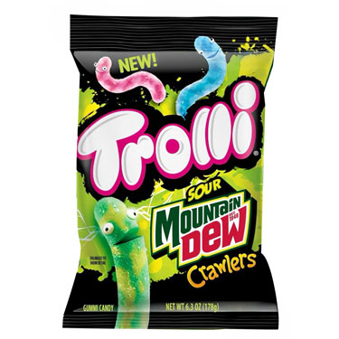 Trolli Sour Mountain Dew Crawlers 6.3oz Bag